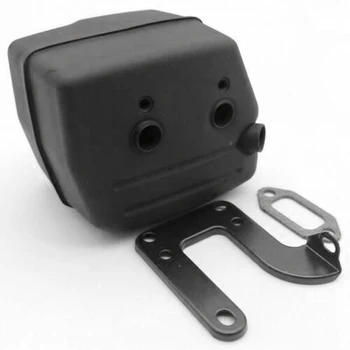 

Replacement Chainsaw Exhaust Muffler Kit For Husqvarna 61 66162266268268272 Garden Power Tools Bracket Gaskets Plates