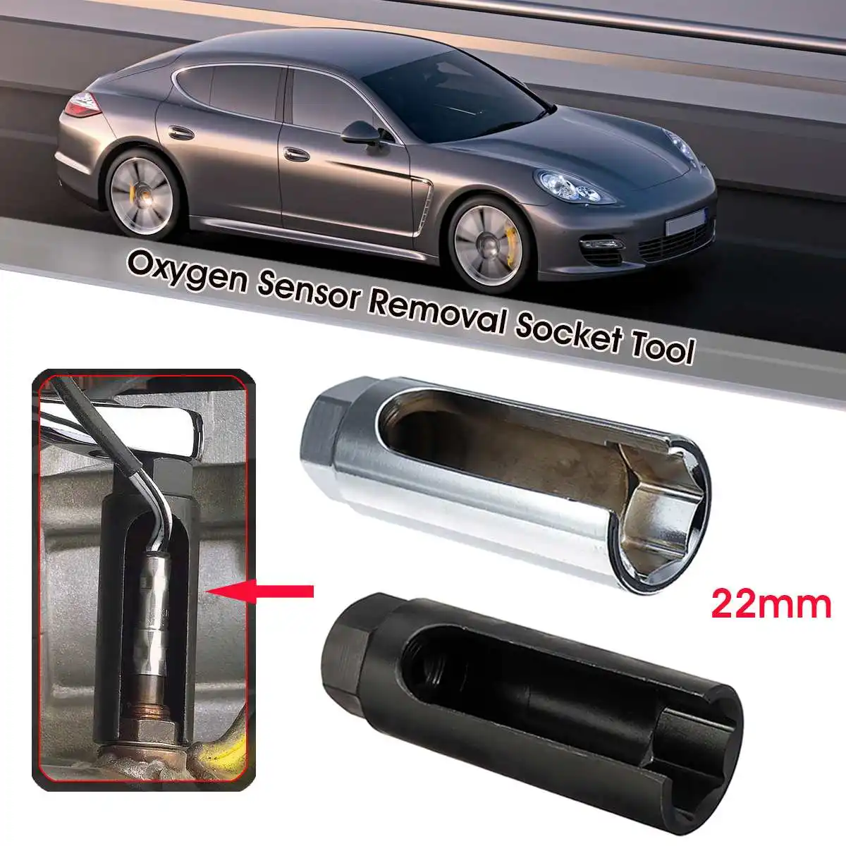 Hot New Universal 22mm 3/8&quot Drive Lambda Oxygen Sensor Removal Socket Wrench Tool + Hole Window Wire Car Repair Tools | Автомобили и