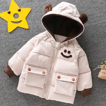 

boy winter jacket coat baby girl clothes hooded boys girls winter jacket 2020 snow coat 1-5year