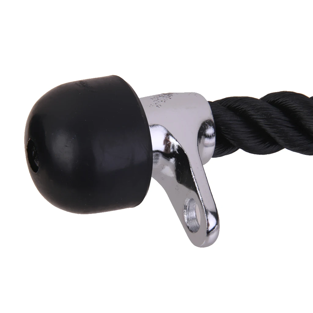 Tricep Rope Push Pull Down Press Multi Gym Bodybuilding Cord Attachment for Home or Gym Use Fitness Exercise Body Equipment
