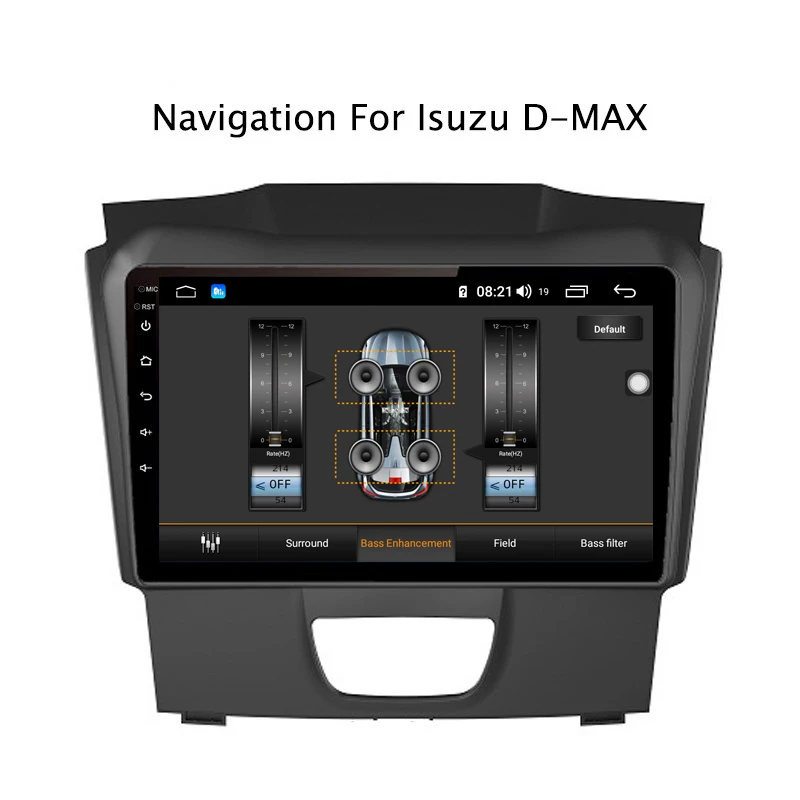 Excellent Ectwodvd 9inch Andriod 8.1 Car DVD GPS For Isuzu D-MAX DMAX 2015-2018 4G RAM 64G ROM CarPlay DSP 4G LTE with WIFI 5