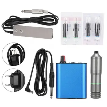 

Microblading Machine Professional Tattoo Machine Pen Cartridge Needle Foot Pedal Clip Cord Set 90-265V Permanent Make Up