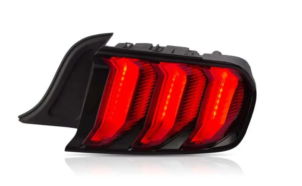 VLAND производитель дизайн для Mustang задние фонари для США Версия светодиодный задний фонарь и красный сигнал поворота - Цвет: RED