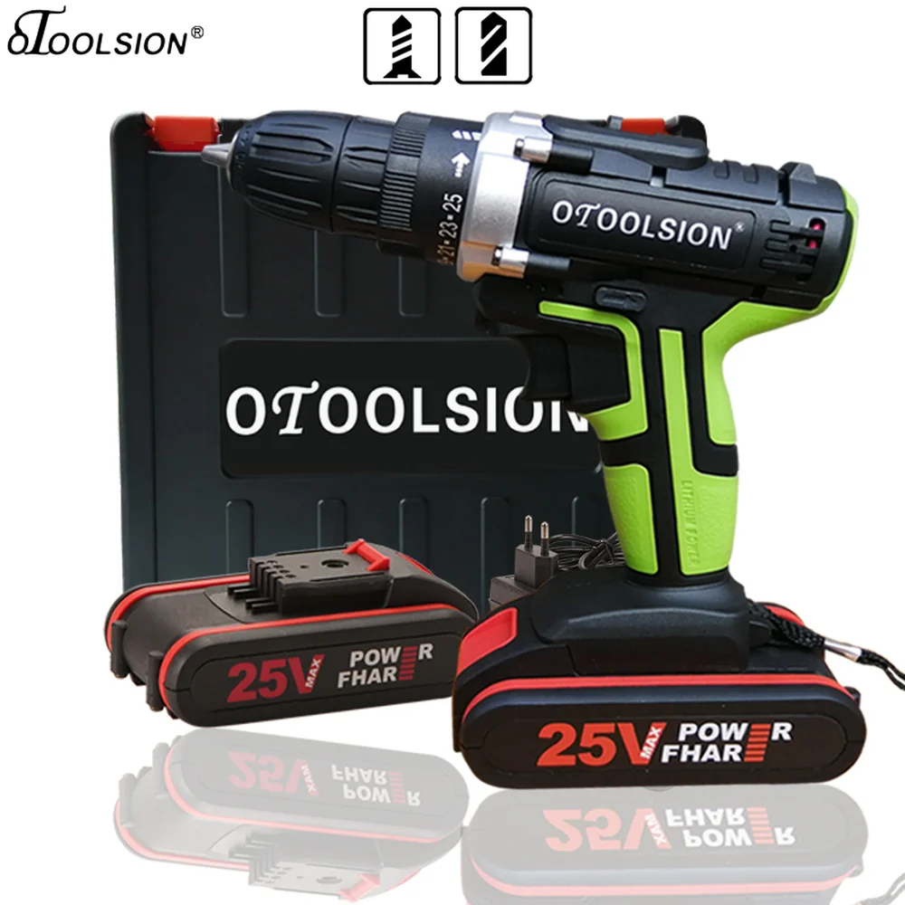 25 + 1 Toque 1.5Ah 25V Электрическая Дрель аккумуляторная дрель электрические