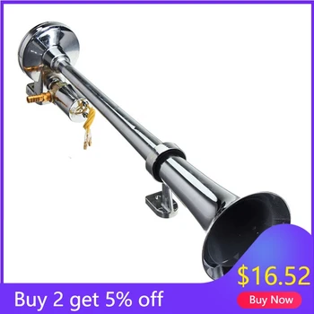 

12V/24V Super Loud 139db Trumpet Air Horn Car Truck Van Lorry Boat Metal SIREN Air Horn Car Motorcycle Horn Accessories Tools