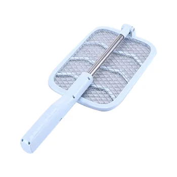

Electric Fly Swatter Three Layers USB Rechargeable Insect Mosquito Killer Handheld Bug Reject Extendable Handle Rotatable Safe