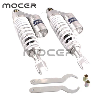 

320mm Motorcycle Air Shock Absorbers Universal Fit For Honda Suzuki Yamaha Kawasaki ATV Go Kart Quad Dirt Sport Bikes white