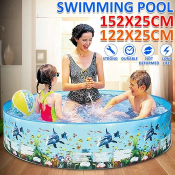 

183/ 244cm Inflatable Round Swimming Pool Children Bathing Tub Baby Home Use Paddling Pool Kids Inflatable Pool Hot Sale