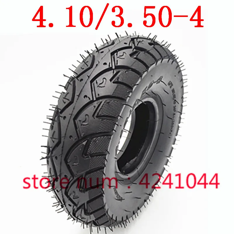 10 Inch 4.10 3.50-4 Tyre 4.10-4 Outer Tires Inner Tube Fit Electric Tricycle Trolley Scooter Warehouse Car