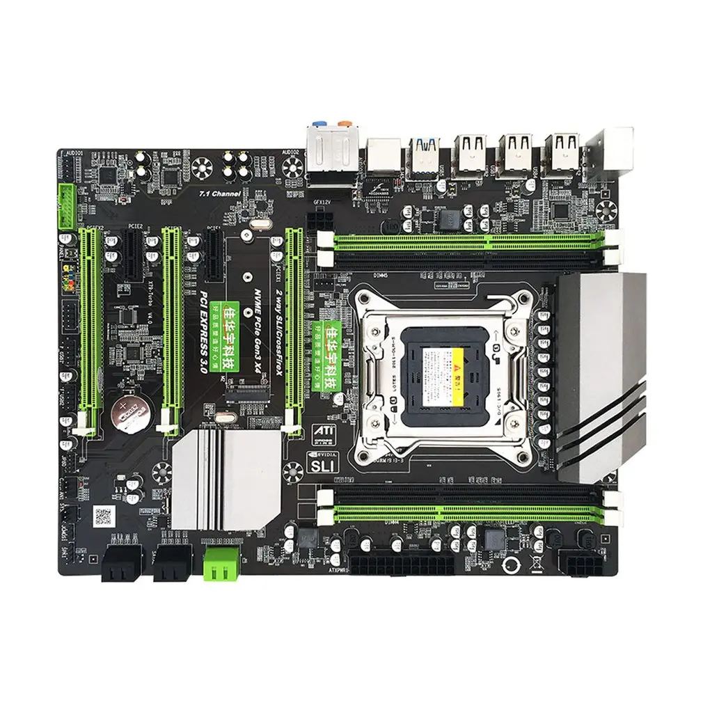 Системная плата X79T DDR3 для игр на настольных компьютерах Intel B75 LGA 2011 4 канала M.2