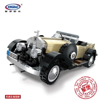 

XingBao 03007 Creative Lepining Technic Series The Rolls-Royce Noble Car Model Building Blocks Bricks Educational Toys For Kids