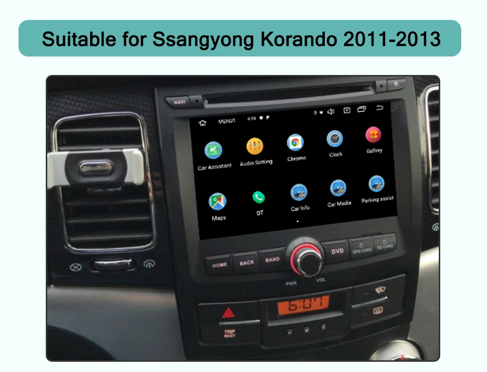 Flash Deal AUTOTOP 2din Android 9.0 Car Multimedia Player for SSANGYONG KORANDO 2011-2013 GPS Navigation 4G Wifi Stereo Radio RDS Headunit 1