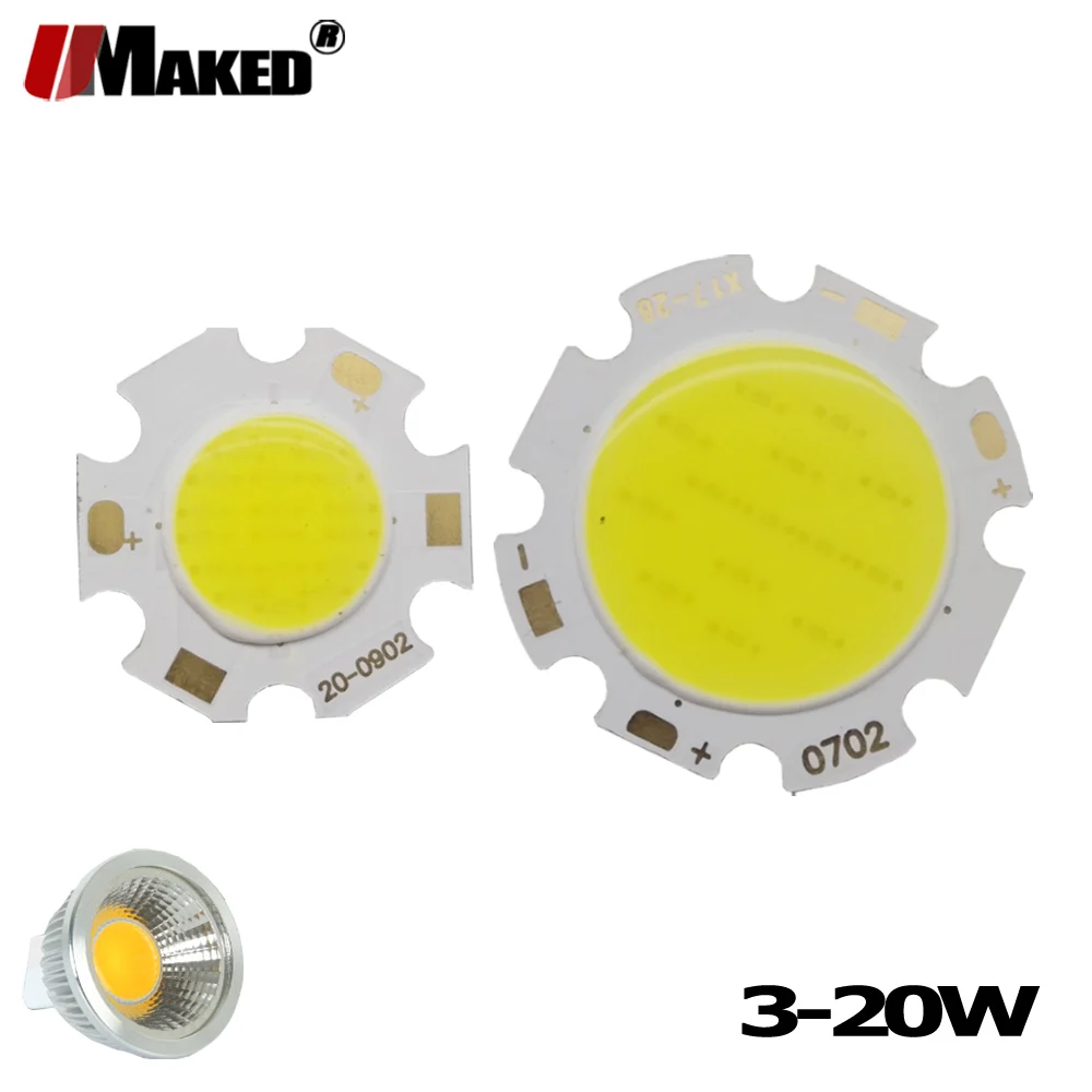 고출력 LED COB 칩 전구 스포트라이트 다운라이트 램프 DIY용 통합 볼 SMD 다이오드, 300mA 라이트 비즈, 3W, 5W, 7W, 10W, 15W, 20W