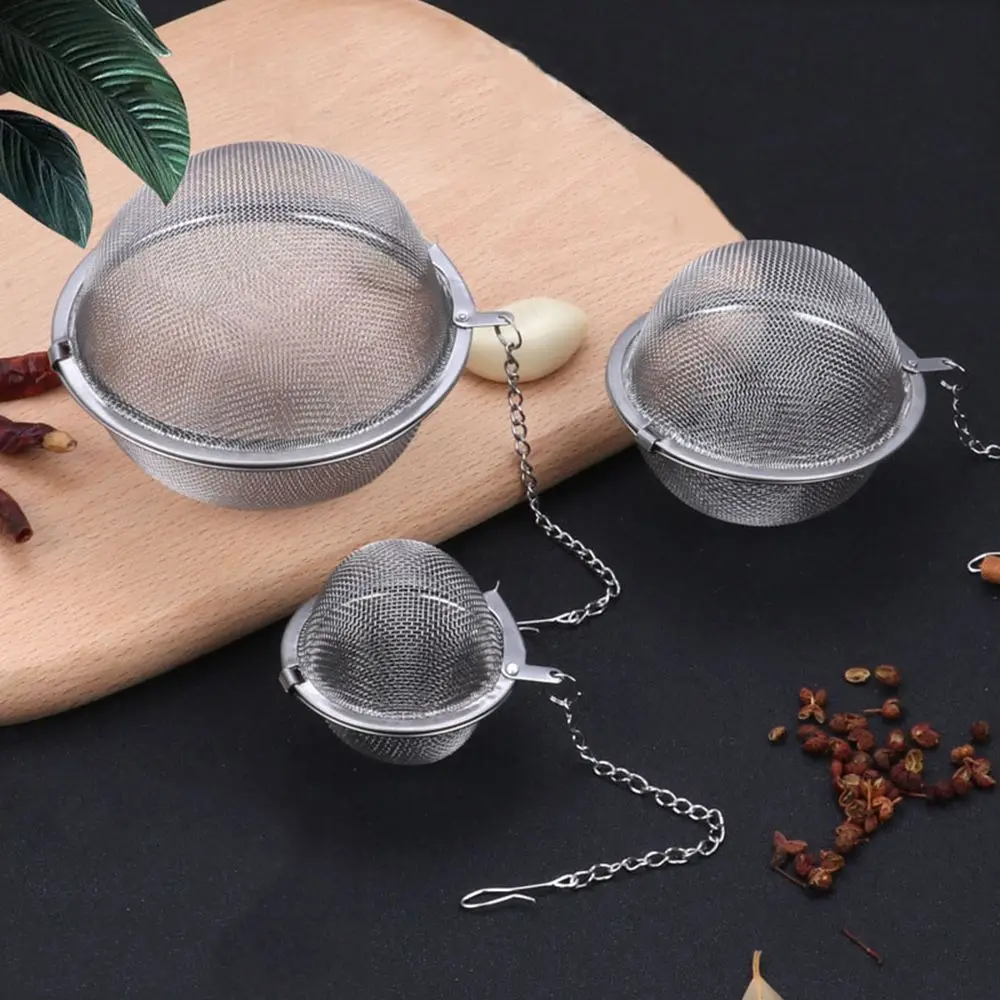 Stainless Steel Cooking Spices Infuser Fine Mesh Loose Tea Herbal