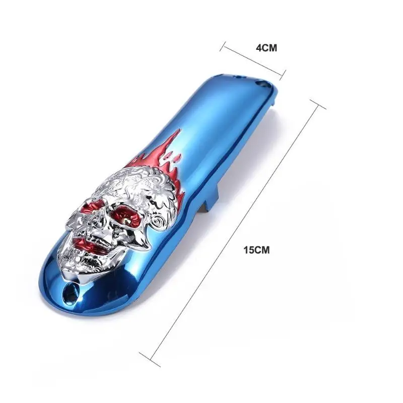 Креативная Крышка для стрижки волос из цинкового сплава, ремонтная оболочка, Парикмахерская, Парикмахерская Машинка для стрижки волос, парикмахерские инструменты - Цвет: Синий