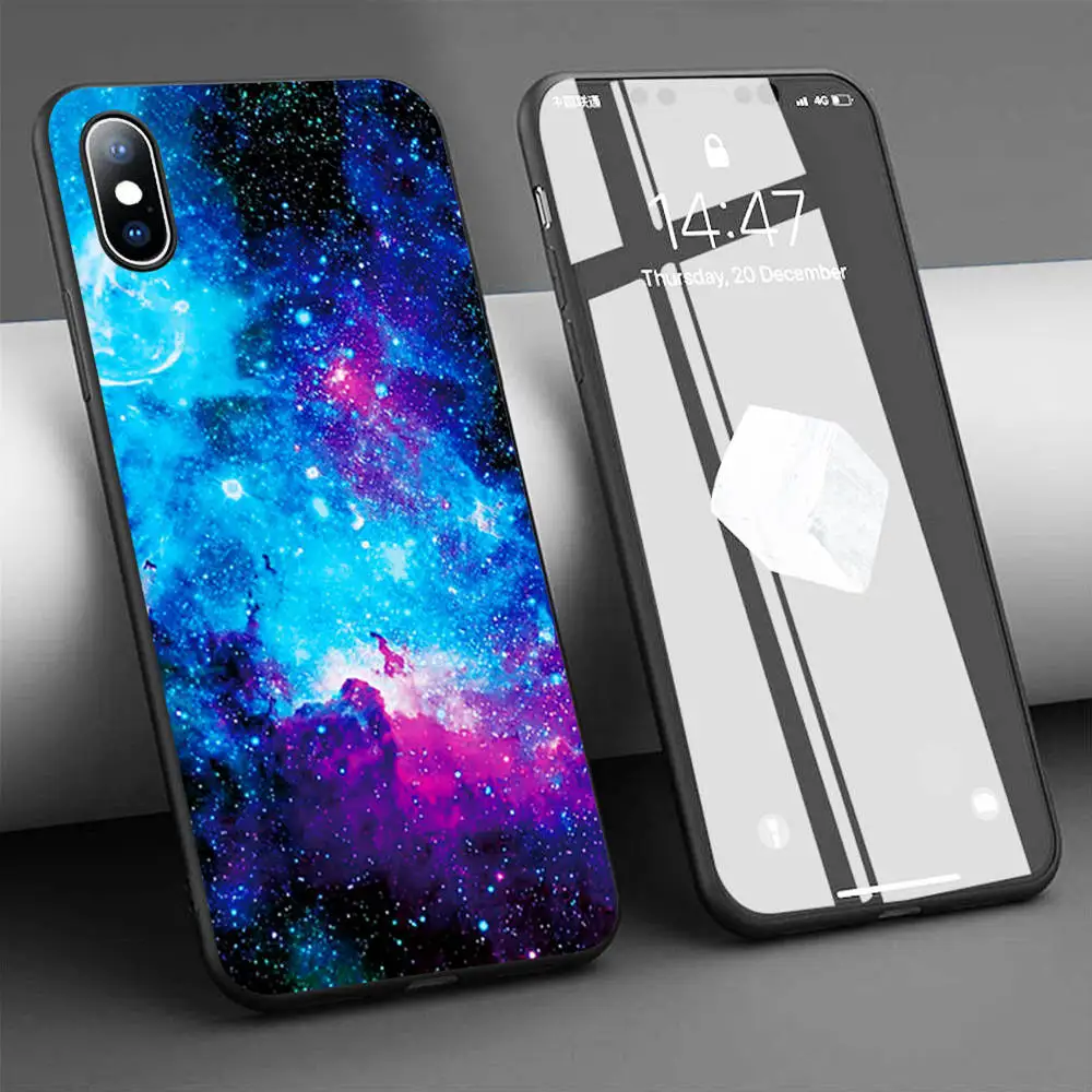 Coque Nebula Space It is Not My Limit Soft Silicone Phone Case for iPhone 11 Pro Max X 5S 6 6S XR XS 7 8 Plus Cover | Мобильные