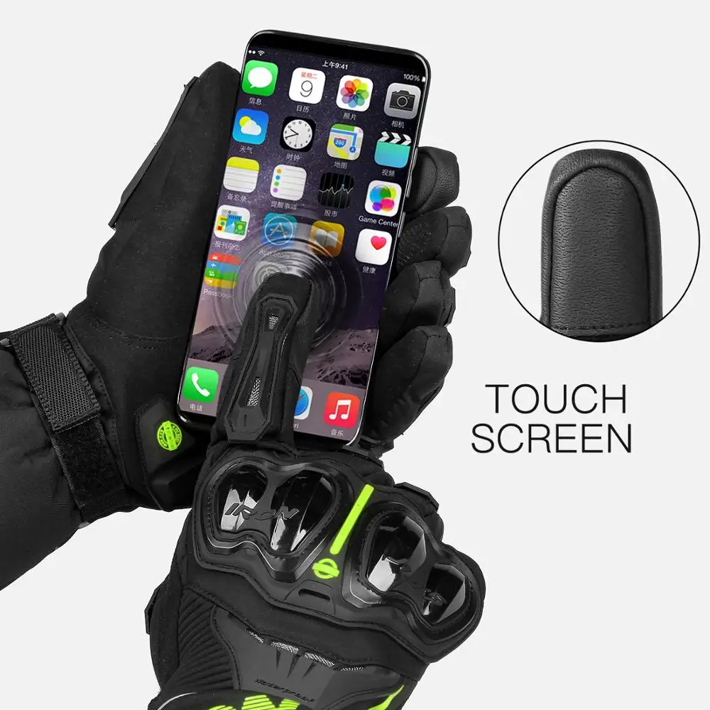 Зимние мотоциклетные перчатки водонепроницаемые ветрозащитные мото перчатки сенсорный экран Gant Moto Guantes Мотоциклетные Перчатки