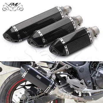 

Universal 36 51mm Accessories Motorcycle Ak Exhaust pipe Modified Muffler Pipe For Yamaha FZ8 FZ6R XJ6 MT-07 MT09 MT03 R6 R1 R3