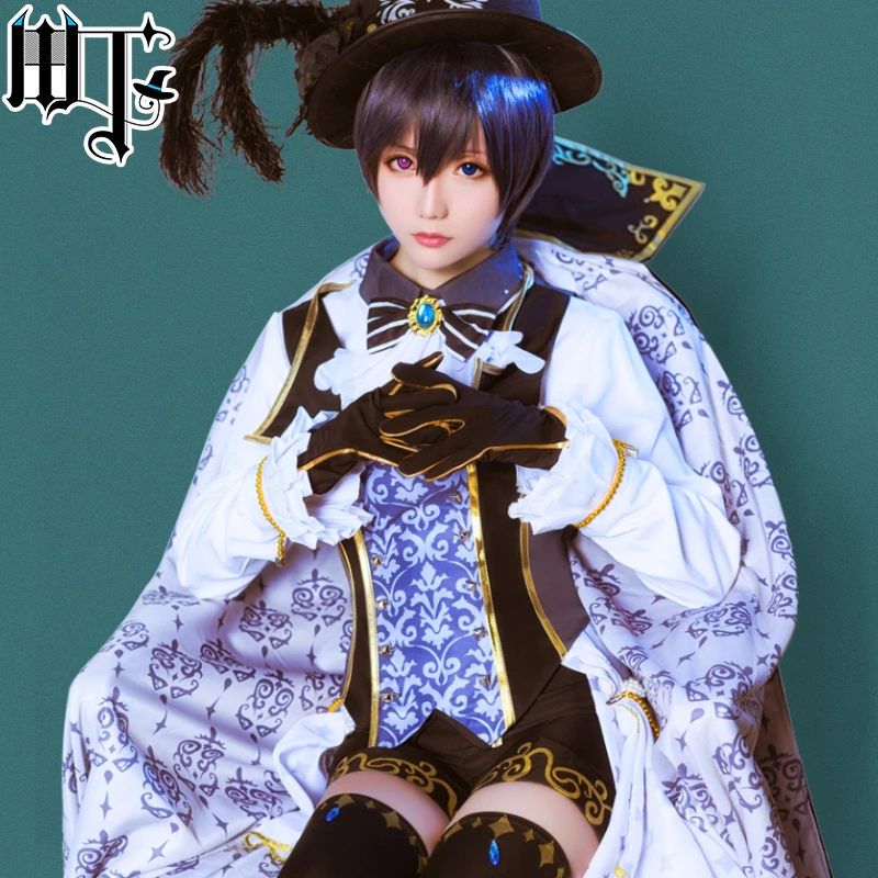 Аниме Черный Дворецкий Ciel Phantomhive Sun Awaken Косплей Костюм Yume 100 Cos Хэллоуин Униформа