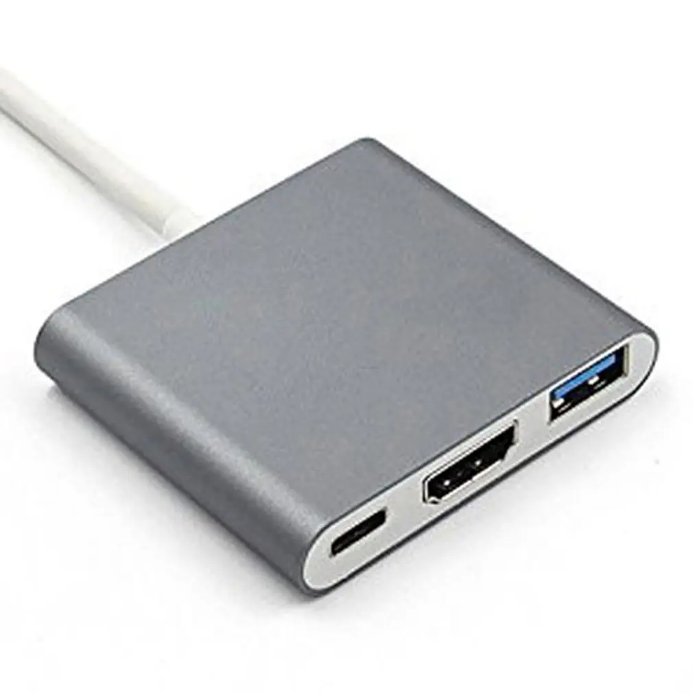 Mosible USB C концентратор к HDMI адаптер для Macbook Pro/Air Thunderbolt 3 концентратор USB Type C к HDMI 4K USB 3,0 порт USB-C питания