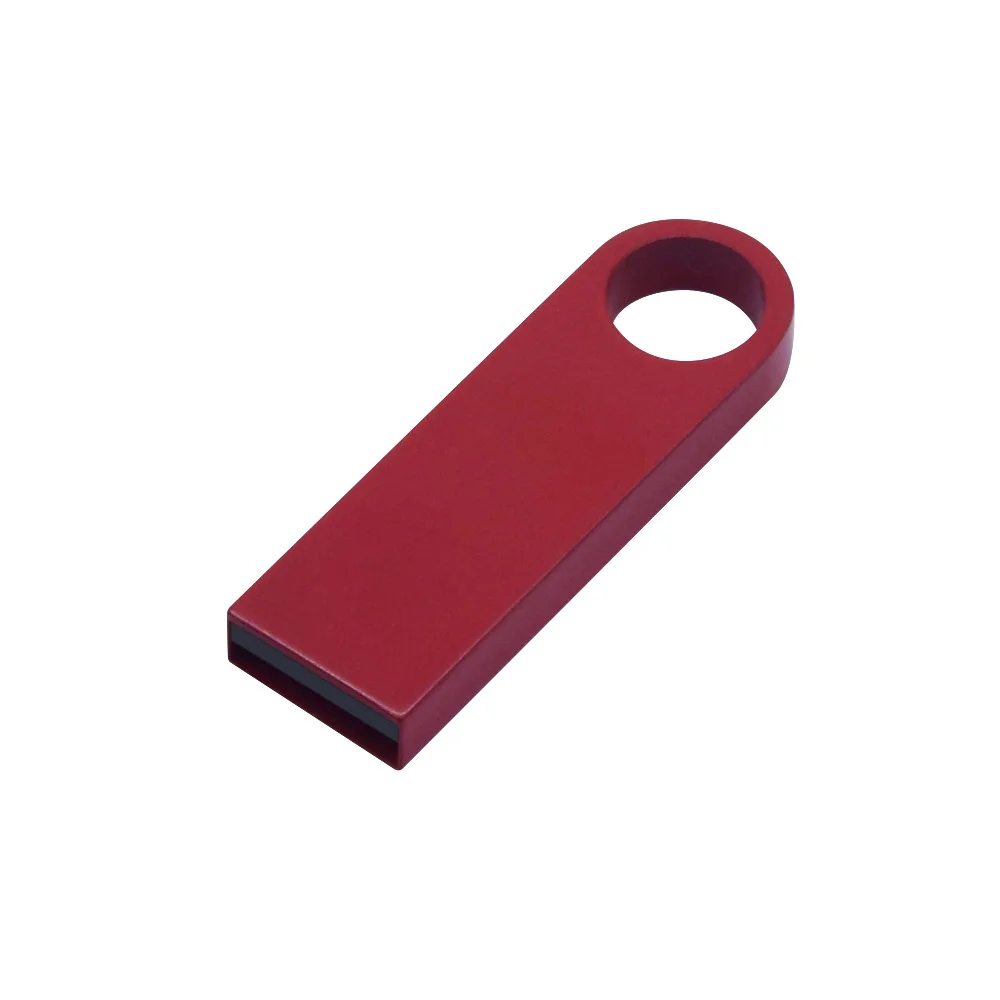 Red USB 2.0 Металлический флеш-накопитель USB 2,0, 4 ГБ, 8 ГБ, флешка, 16 ГБ, 32 ГБ, карта памяти, бесплатный логотип, реальная емкость,, 50 шт./лот, фотография - Цвет: Red USB 2.0