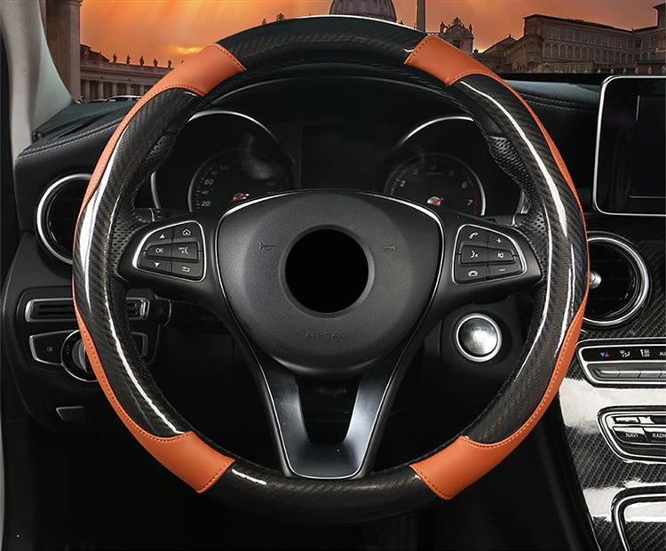 Универсальные аксессуары для интерьера, чехол на руль, подходит для KIA Morning Picanto Rio ceeed Stonic hyundai i10 i20 Ioniq i30 Kona