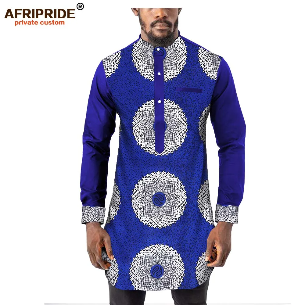 Африканская мужская одежда Дашики пальто длинная куртка с принтом Блейзер приталенный наряд племенная одежда размера плюс A1914006 - Цвет: 356 1