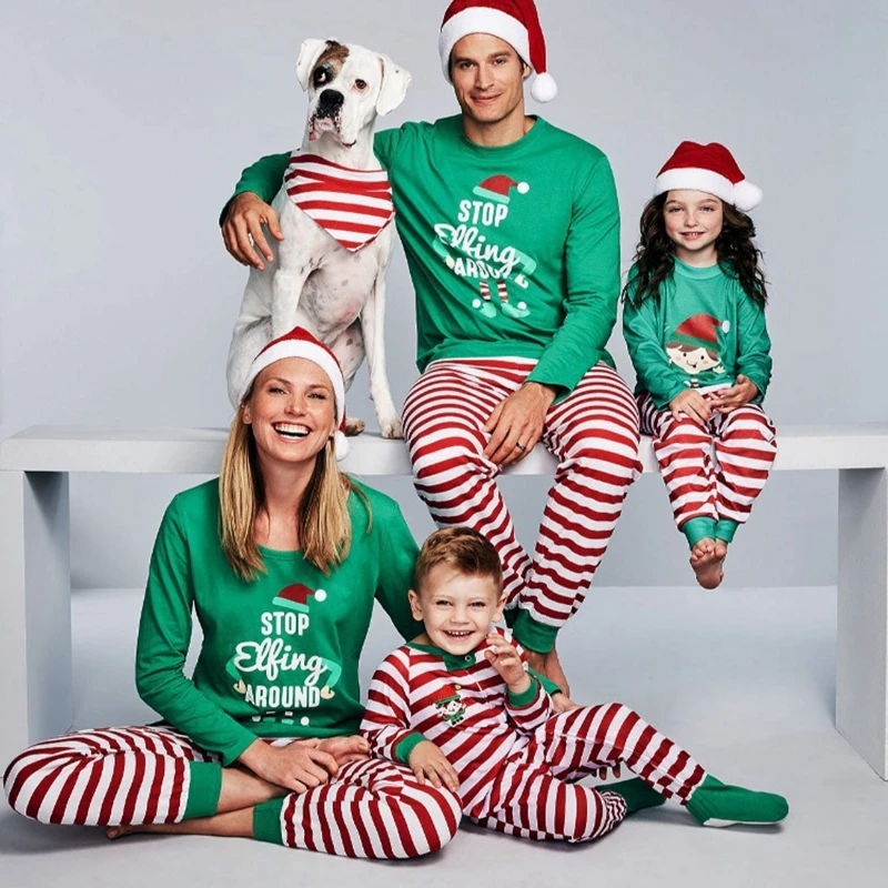 Pigiama abbinato alla famiglia Xmas 2021 Set natale madre figlia padre  figlio vestiti famiglia Look 2 pezzi pigiama pigiama|Matching Family  Outfits| - AliExpress