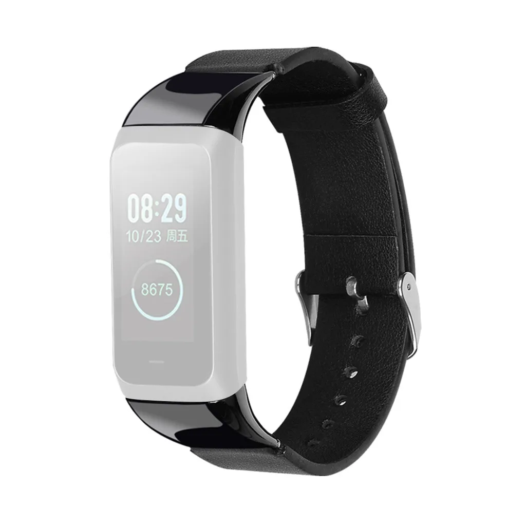 A Ouhaobin ремешок для часов Amazfit COR 2, кожаный ремешок, сменный ремешок для наручных часов, ремешок для смарт-браслета, аксессуары - Цвет: A