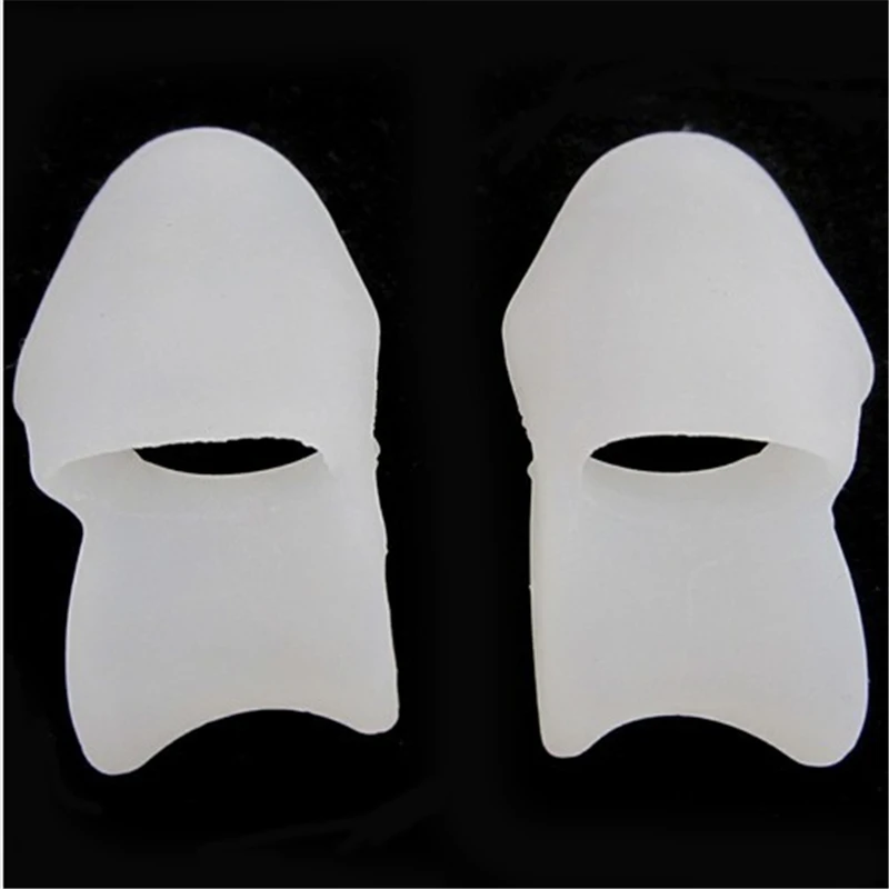 2pcs/set Silicone Gel Bunion Toe Corrector Orthotics Straightener Separator Pain