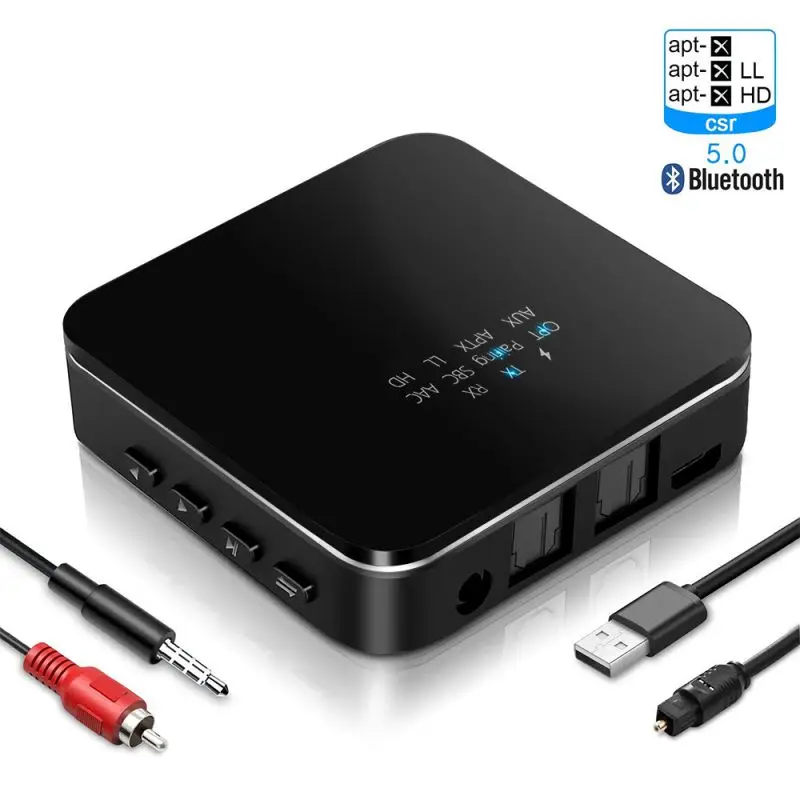 Многофункциональный беспроводной bluetooth-адаптер bluetooth-передатчик 2 в 1 bluetooth-приемник аудио аксессуары для дома и автомобиля