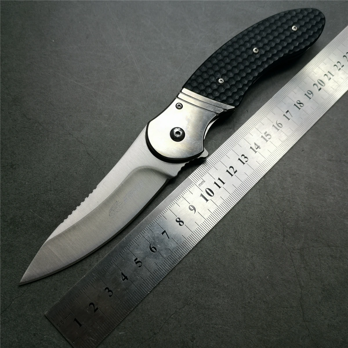 12 шт./лот 9 &quotножи 55 56HRC Черный G10 Ручка 5Cr13 стальное лезвие складной нож простые
