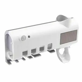 

Uv Toothbrush Sterilizer Wall Mounted Infrared Intelligent Sensor Lamp Compact And Hollow Out Design 1 Pcs