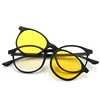2245 Magnet Clip Round Myopia Glasses 0 -0.5 -1.0 -2.0 To -6.0 , Hyperopia Sunglasses +0.5 +1.0 +2.0 To +6 4