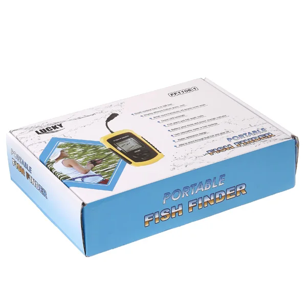 

FF1108-1& FF1108-1CT Portable Fish Finder Sonar Sounder Alarm Transducer Fishfinder 0.7-100m fishing echo sounder