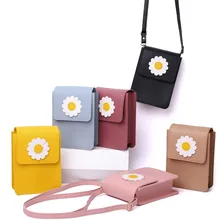 Мода Высокая емкость сумка через плечо женская однотонная короткая кожаная Ретро открытка с изображениями цветов кошелек bolso mujer#50