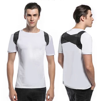 

Black Adults Posture Corrector Belt Back Shoulder Brace Shaper Support L