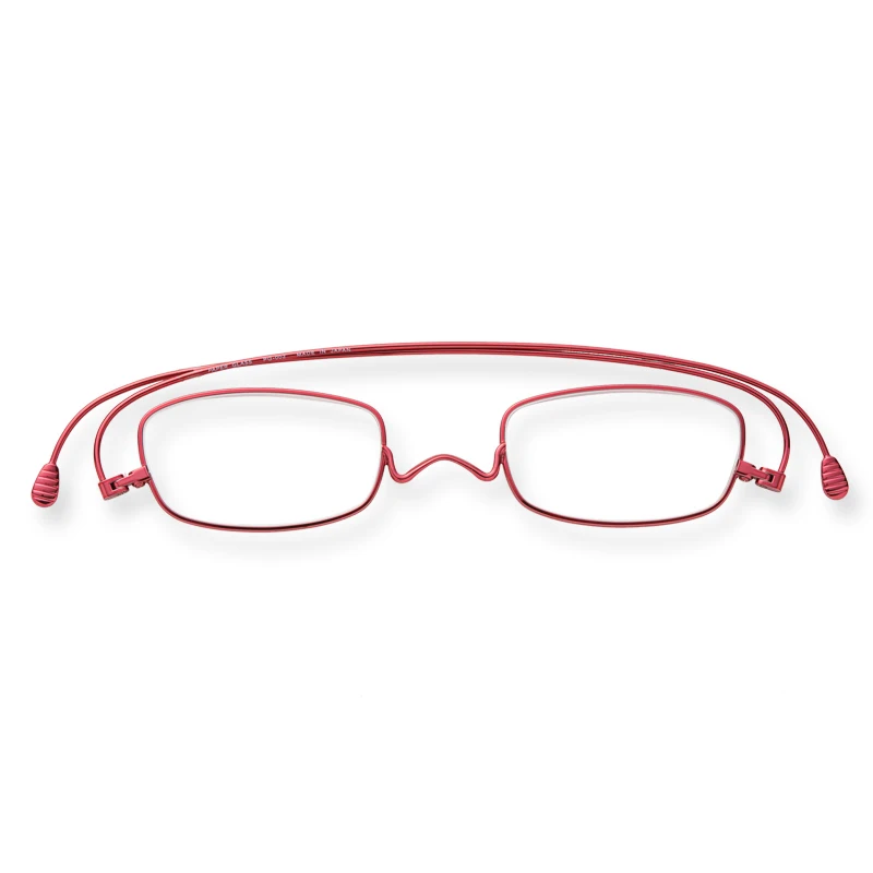 BEGLEITET унисекс анти-синие очки для чтения ультра-легкие ультратонкие очки мужские и женские очки с оправой из нержавеющей стали+1,0 до+4,0 - Цвет оправы: Красный