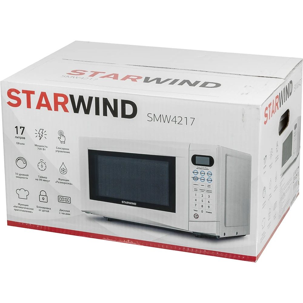 Микроволновая Печь Starwind SMW4217 17л. 700Вт белый