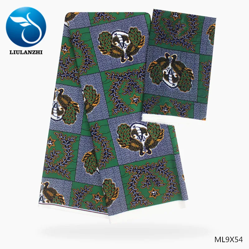 LIULANZHI африканские ткани последний стиль принты нигерийский шифон ткань с из модальной ткани для женщин платье ML9X48-ML9X82