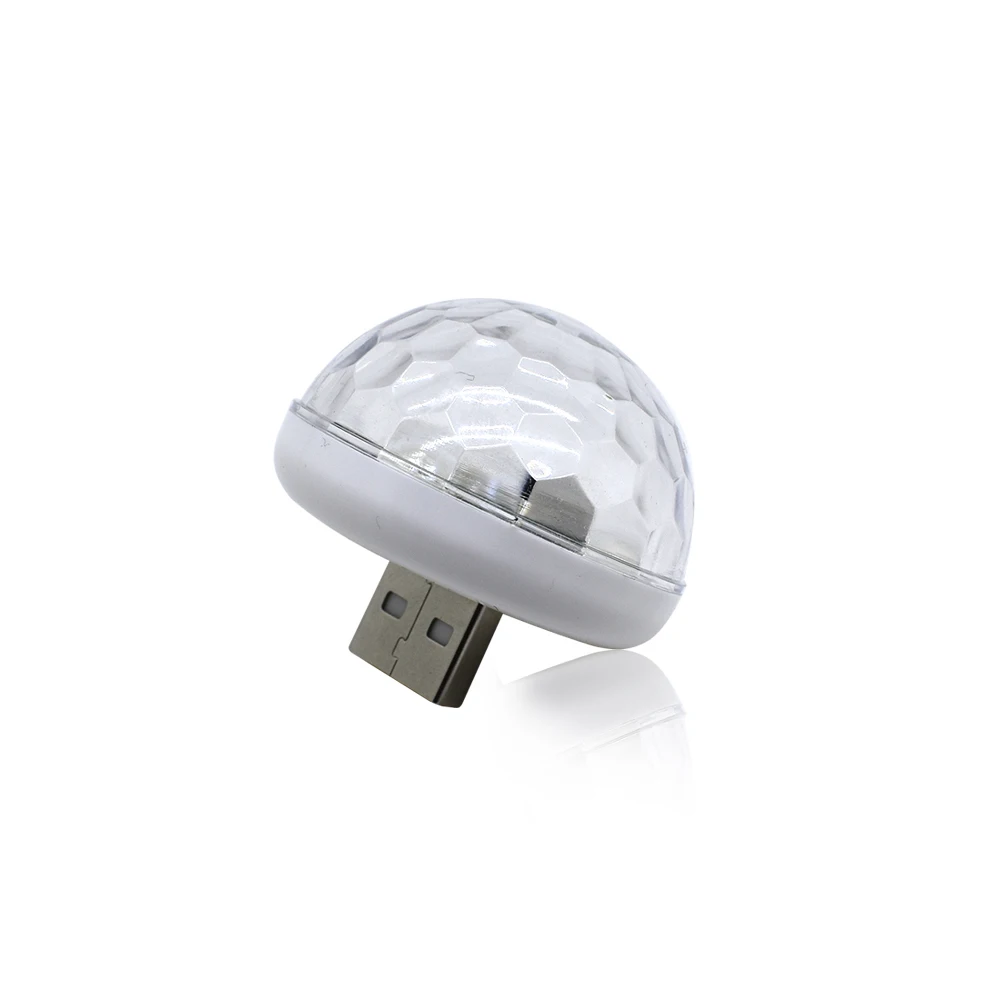 Новинка 2020 года разноцветный светодиодный USB светильник для салона автомобиля