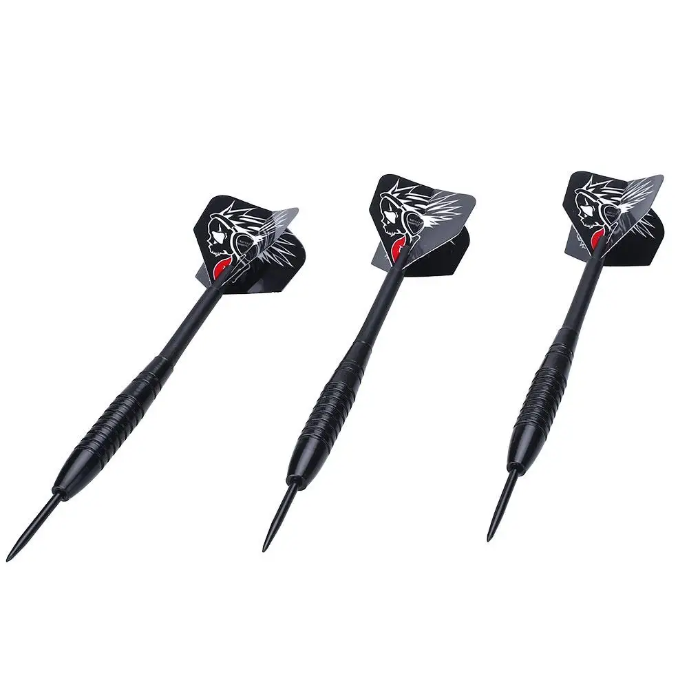 3pcs Iron Tip Darts 22g Shafts Nice Flight Harrow Point Barrel Throwing