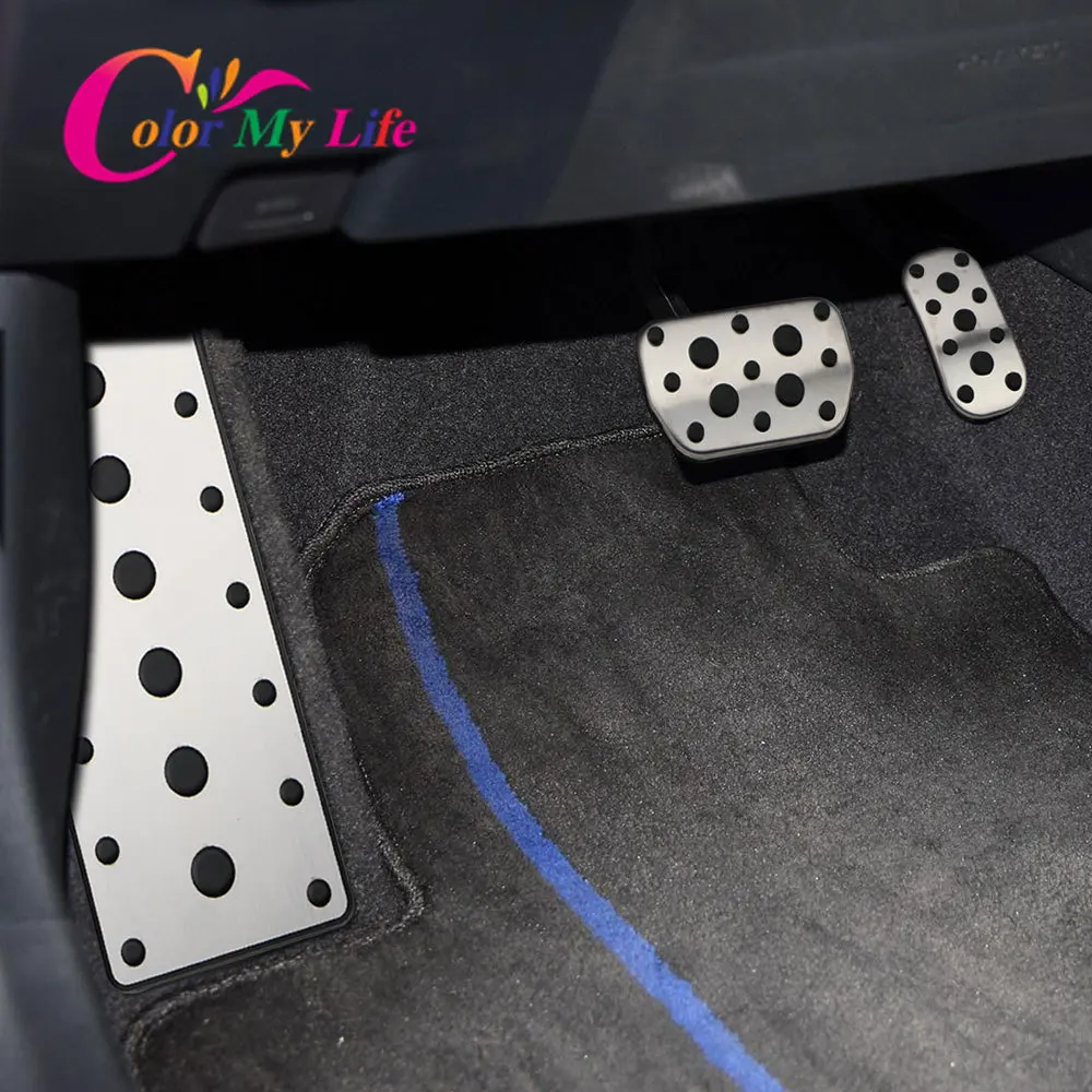 

Anti-Slip AT Pad Fuel Gas Brake Footrest Pedal Cover Fit For Toyota C-HR CHR 2016 2017 2018 2019 Accessories Stainless Steel