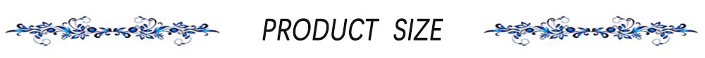 product SIZE