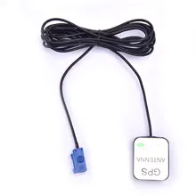 1pc GPS Antenna FAKRA RNS-E Male Plug Active Aerial Cable for Navigation Head Unit