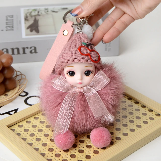 Women Doll Car Bag Pendant Cute Key Chains  Women Keychain Accessories -  Doll - Aliexpress