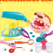 Дети ролевые игры моделирование стоматологический зуб извлечение глиняная форма игрушка Моделирование