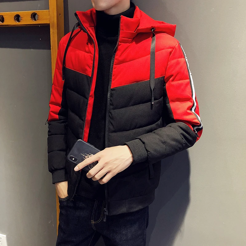 Мужская парка коллекция 2019 года зимняя теплая Толстая куртка с капюшоном мужские