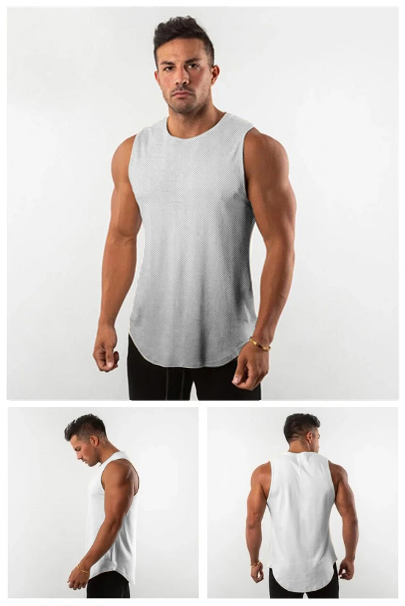 Бренд Mew модная спортивная сетчатая быстросохнущая майка Мужская