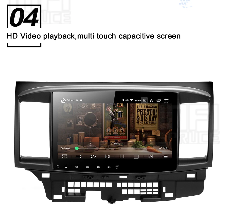 PX30 32G Android 9,0 автомобильный DVD для Mitsubishi Lancer 2005- с 10,1 дюймов 2 DIN 3g/4G gps Радио Видео плеер автомобильная навигация